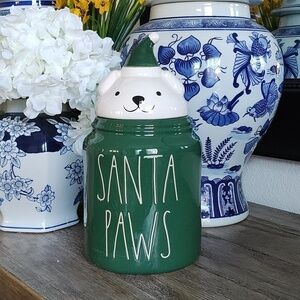 New Rae Dunn Santa Paws Canister